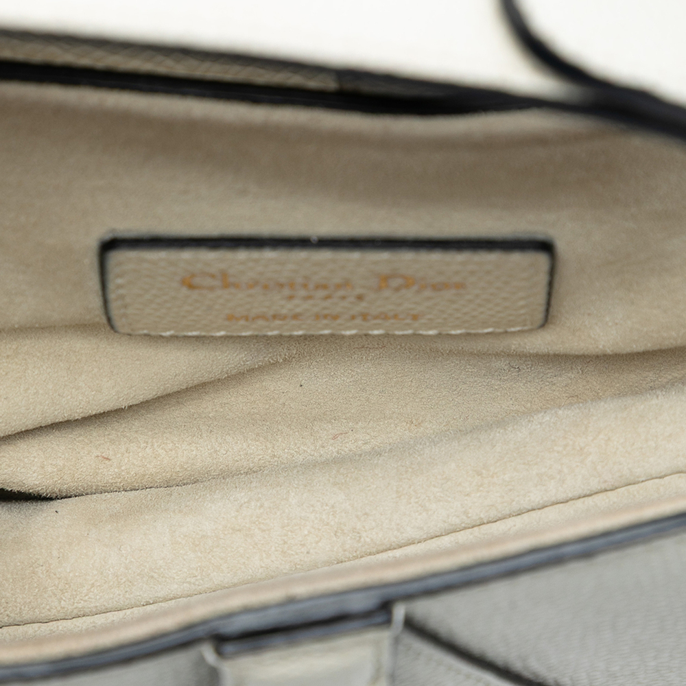 Pre-Loved Dior Mini Grained Calfskin Saddle Bag - Picture 4 of 7